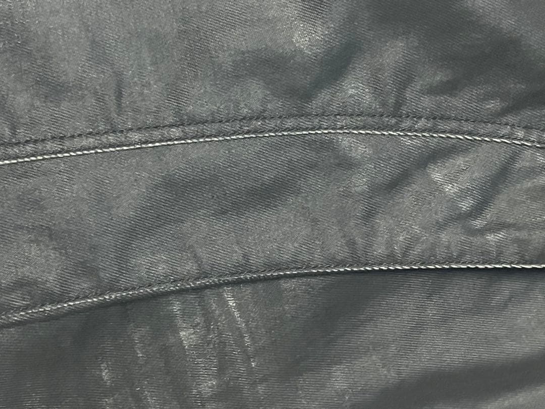 00s Archive Darkwear Opium コーティング パンツ 黒