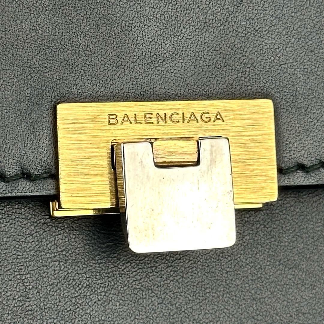 【美品】バレンシアガ　ル・ディス　ショルダーバッグ　2way　レザー　ブラック