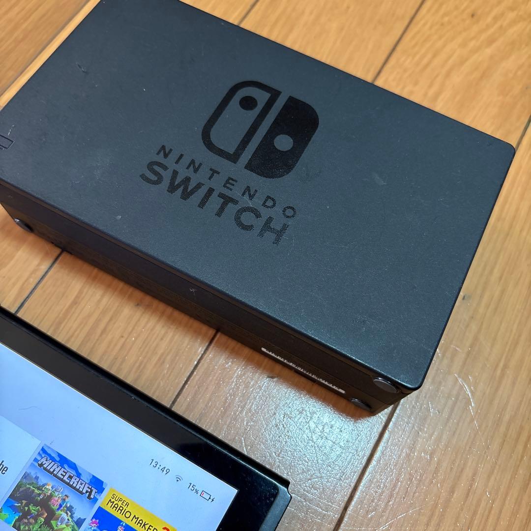 スイッチ　Switch 本体　ジョイコン2無し　作動確認済み　箱あり　ゲーム