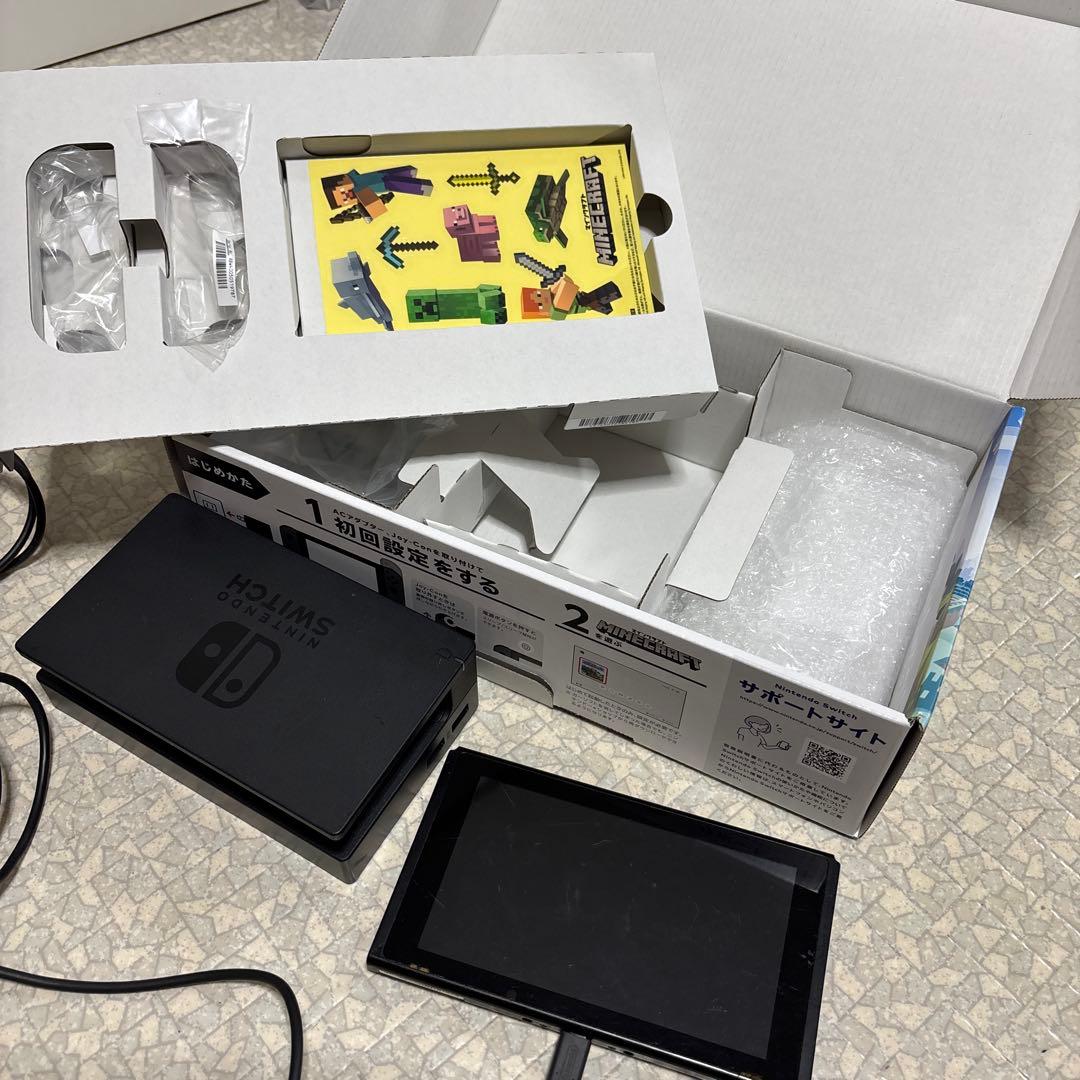 スイッチ　Switch 本体　ジョイコン2無し　作動確認済み　箱あり　ゲーム