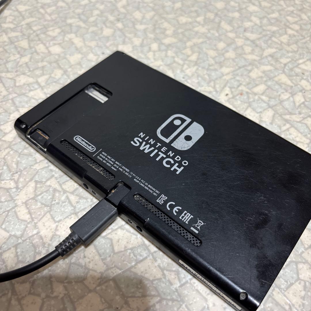 スイッチ　Switch 本体　ジョイコン2無し　作動確認済み　箱あり　ゲーム