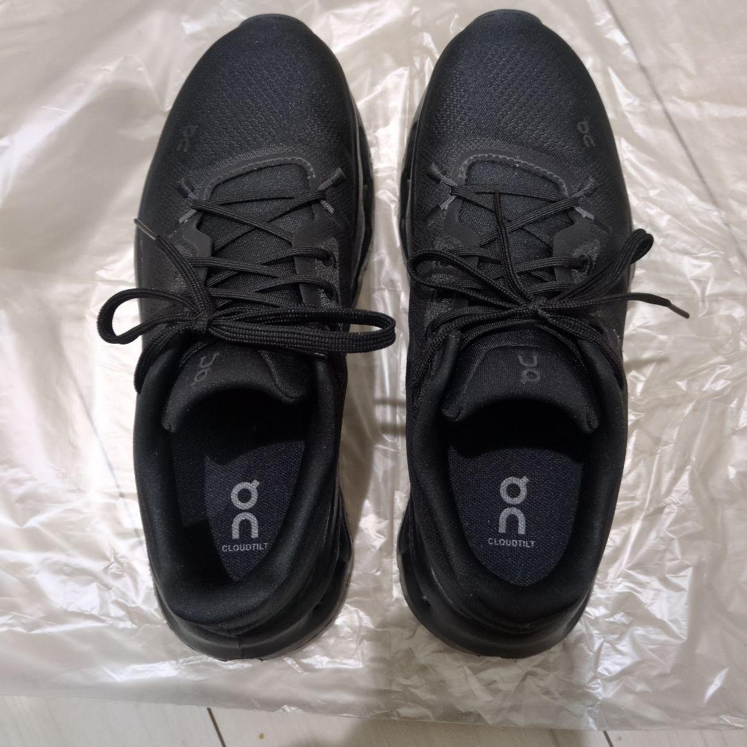 On Cloudtilt ブラック ウィメンズ 24cm