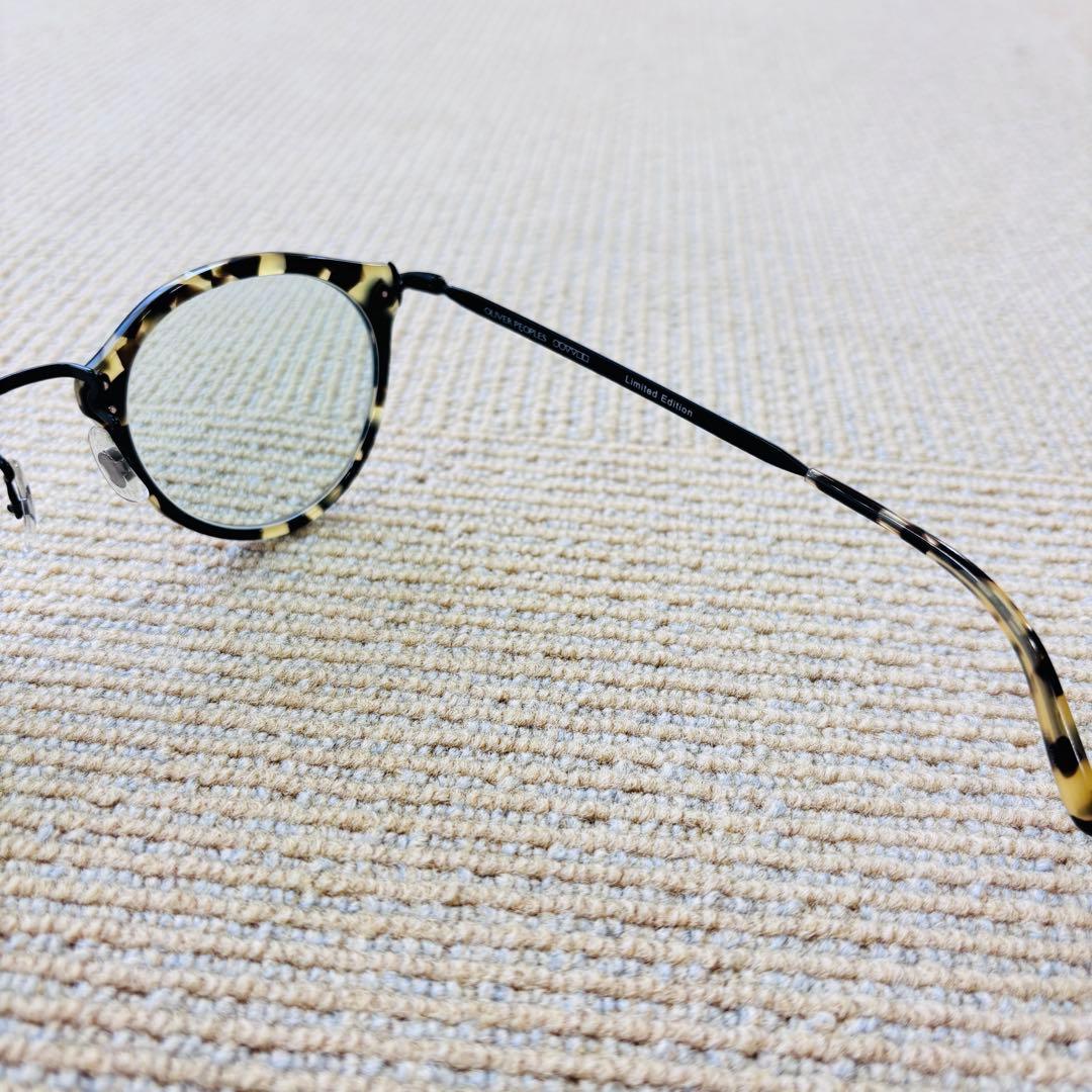 【極美品】OLIVER PEOPLES 505 雅 DTBK クリップオン付き