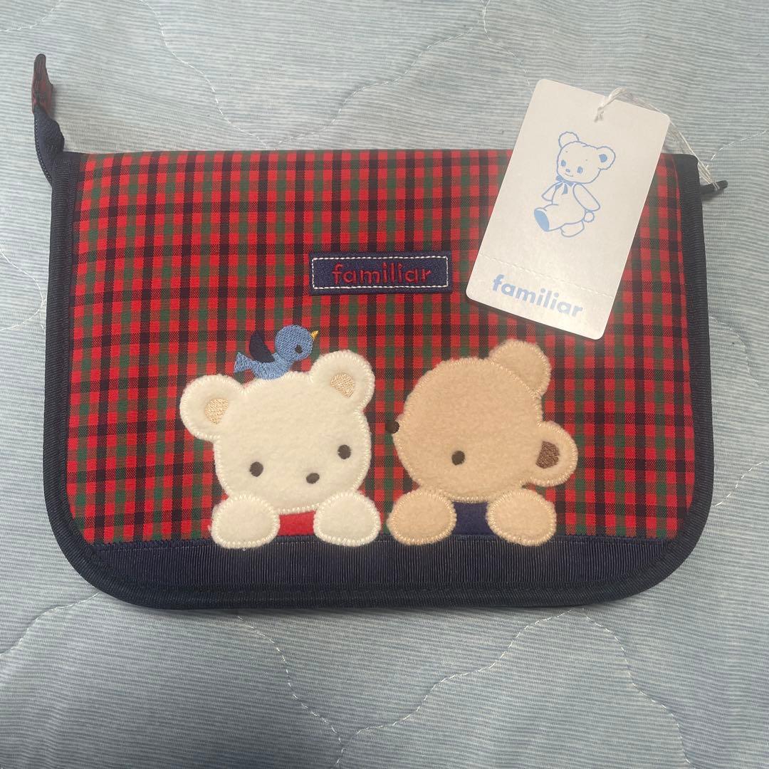 【新品】 familiar ファミリア 母子手帳 ケース 002 サイズ