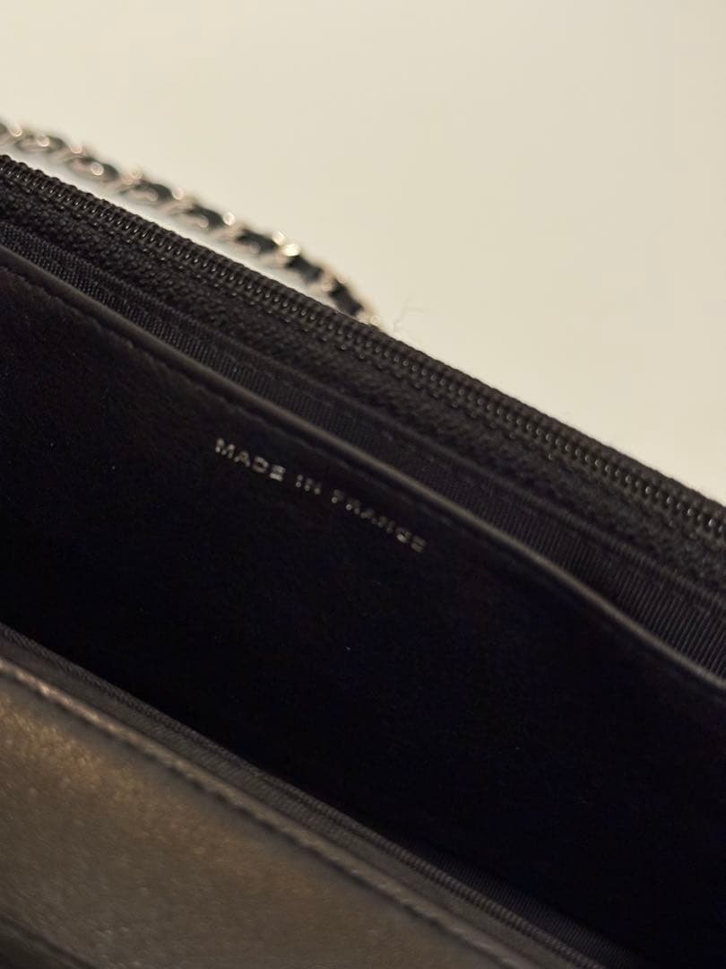 美品 CHANEL シャネル　パテント　エナメル　チェーンウォレット バッグ