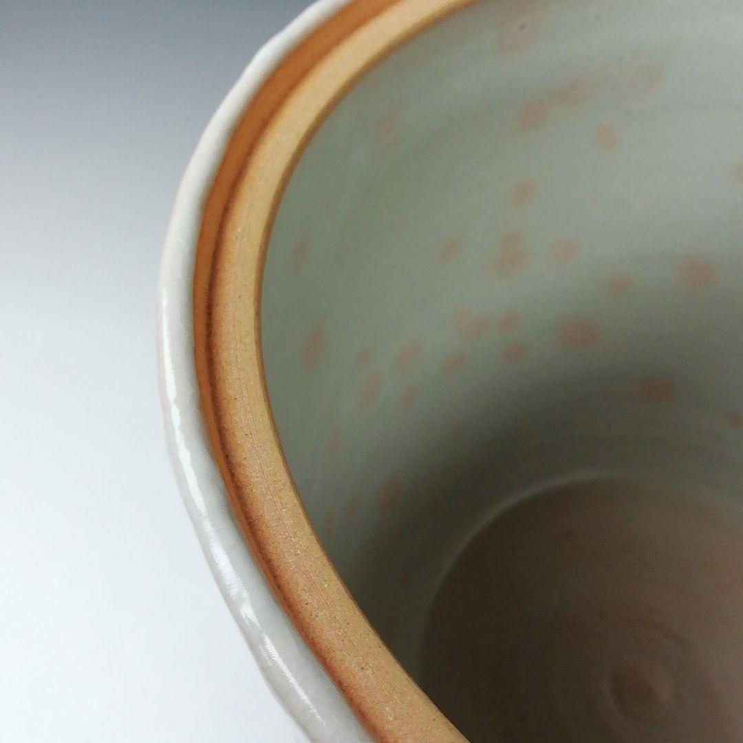 Ｔ８５６　水指　『赤絵　唐子』『塗替蓋付』『堀野証嗣 造』　共箱　茶道具