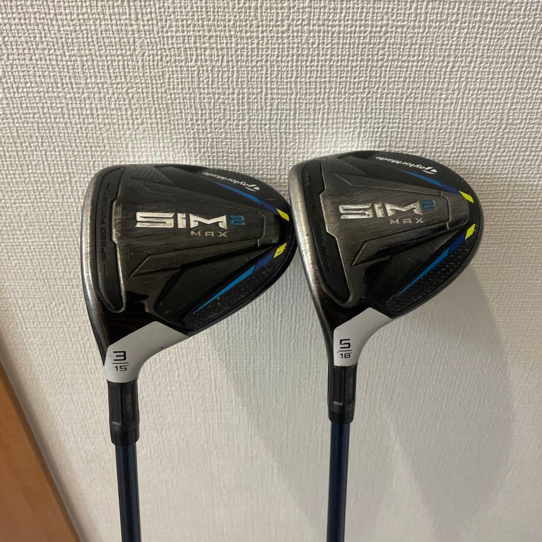 テーラーメイド　SIM2MAX FW 3W・5W 純正シャフトFLEX-SR.R