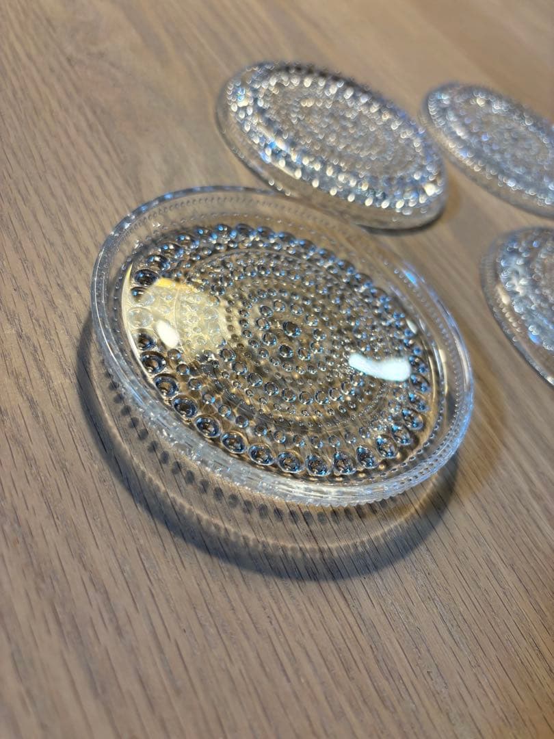 カステヘルミ　クリア10cm 小皿　５枚セット