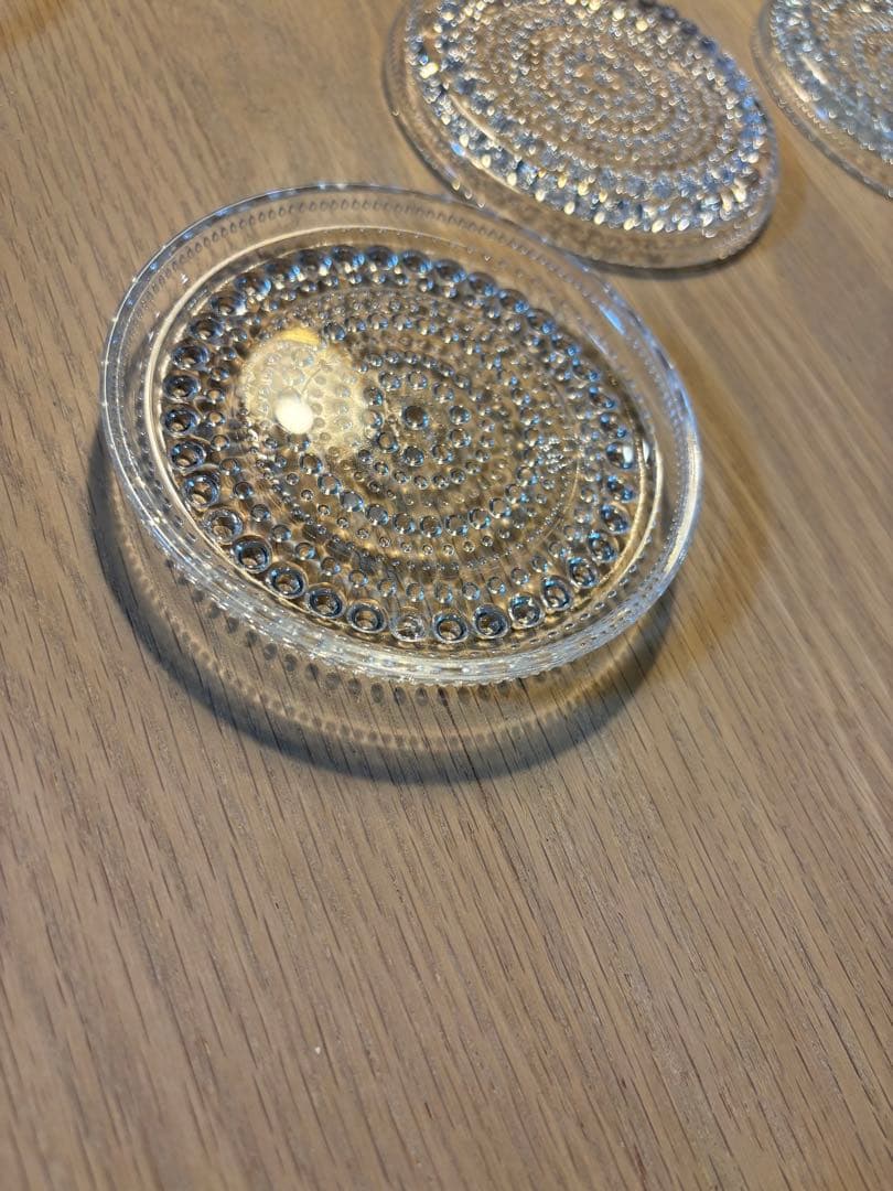 カステヘルミ　クリア10cm 小皿　５枚セット