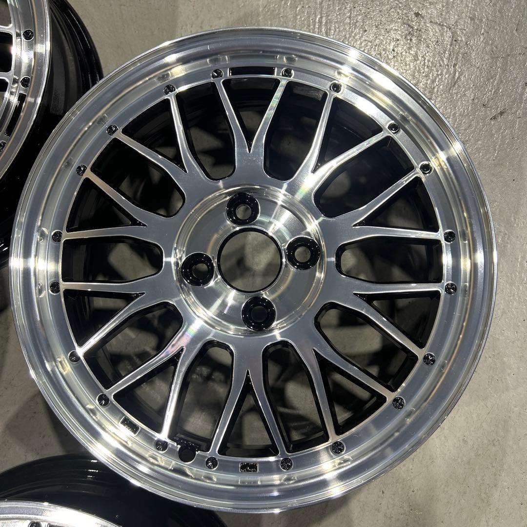 16インチ クローム ブラック ホイール 4本セット