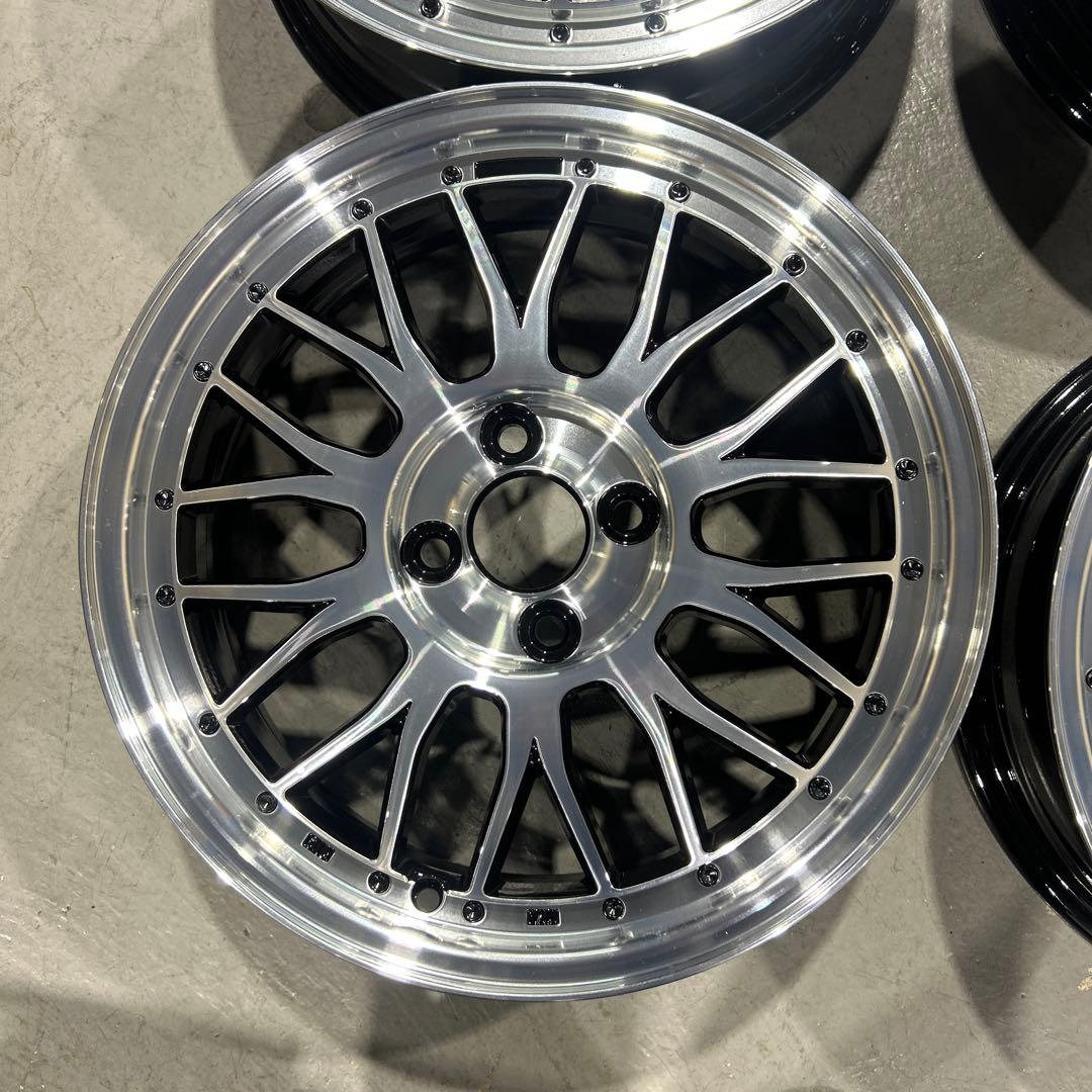 16インチ クローム ブラック ホイール 4本セット