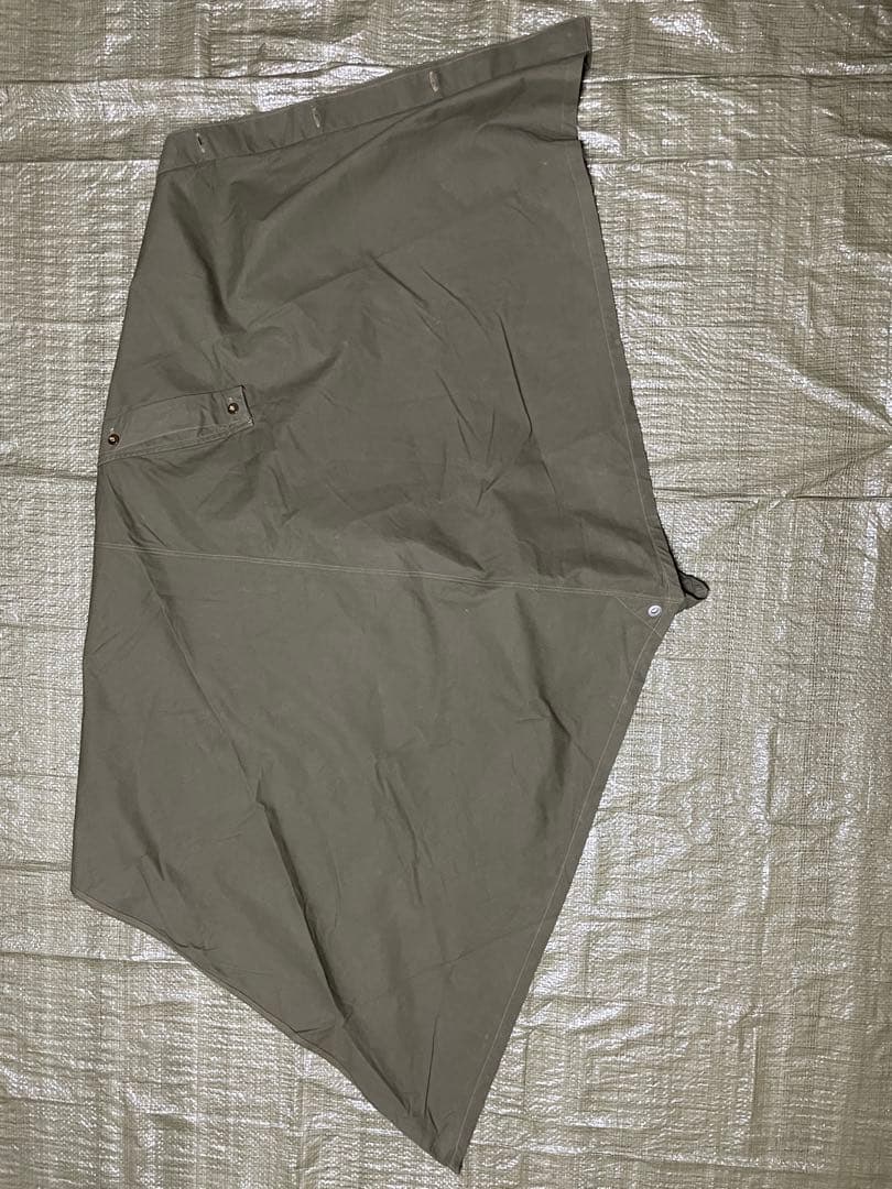 ポーランド軍　軍幕2枚　サイズ2 ポンチョ　ポール付