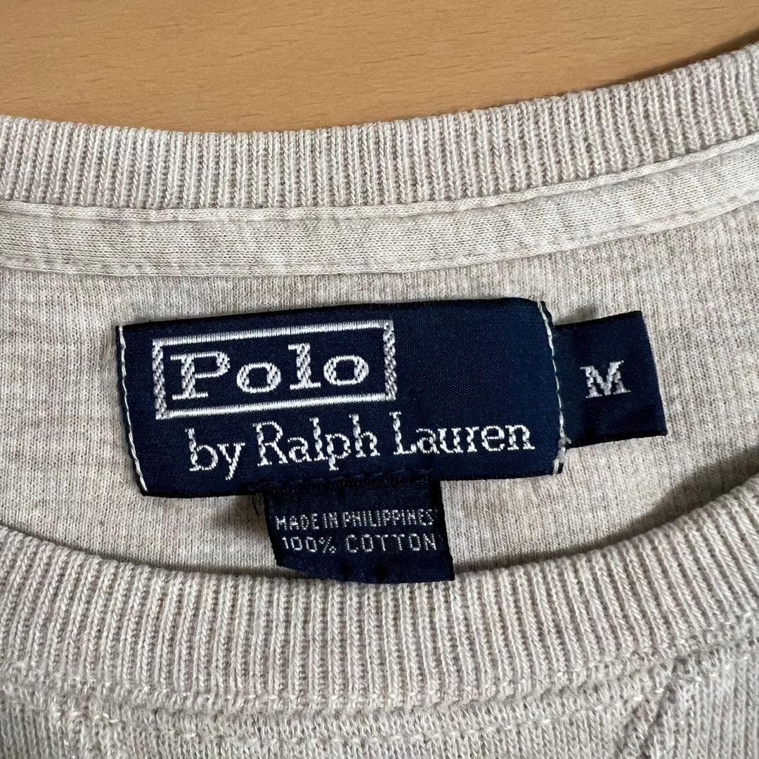 ✨️希少✨️薄ベージュ POLO ラルフローレン スウェット トレーナー Mサイズ