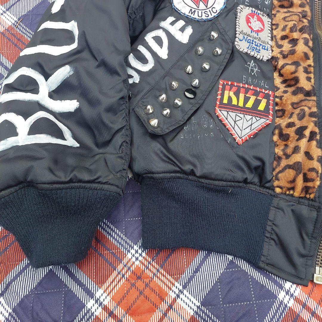 【一点物】guernika パッチワーク MA-1 フライトジャケット y2k