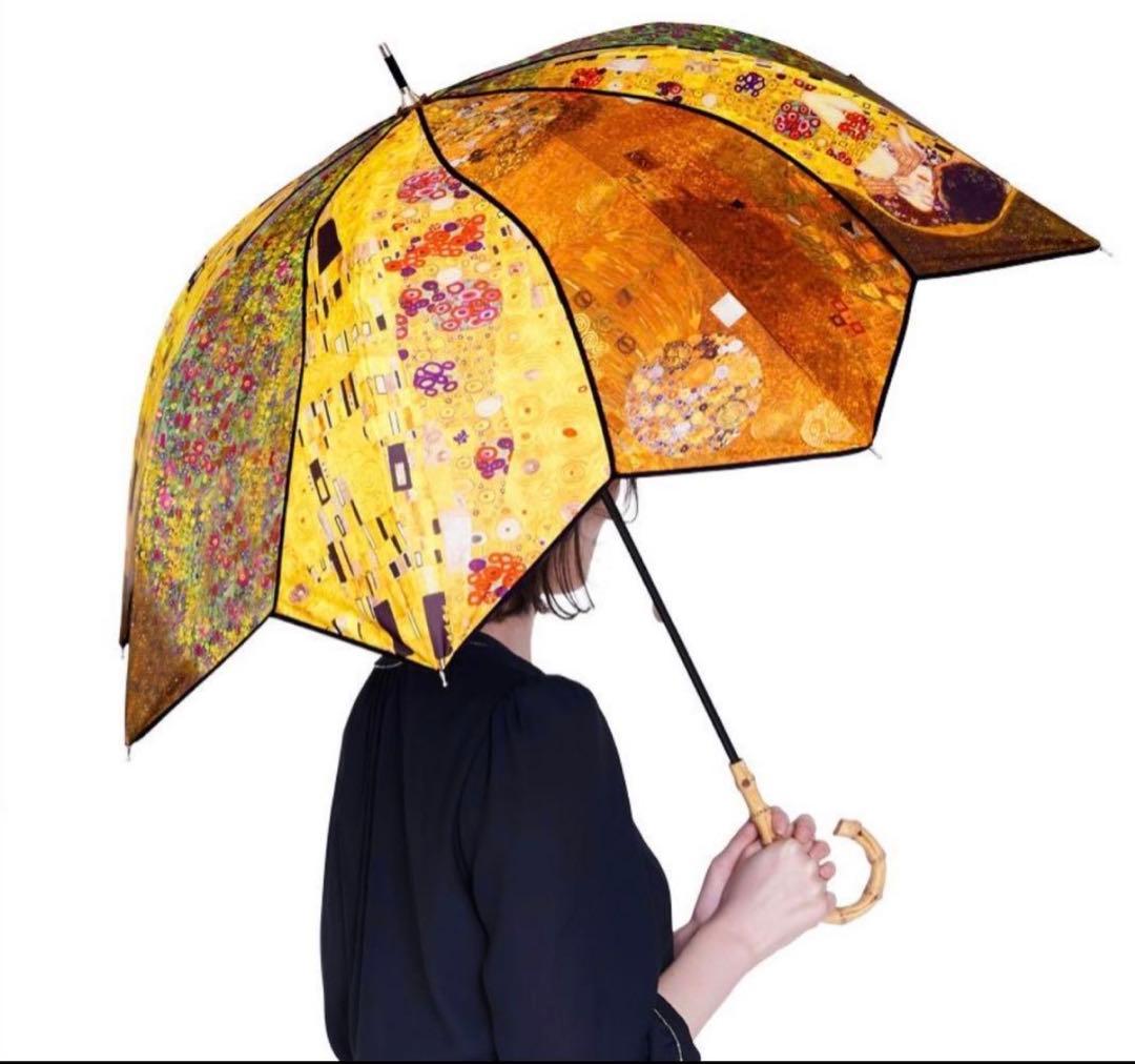 カサノヴァ 晴雨兼用長傘 (クリムトコラージュ) / Think Bee!