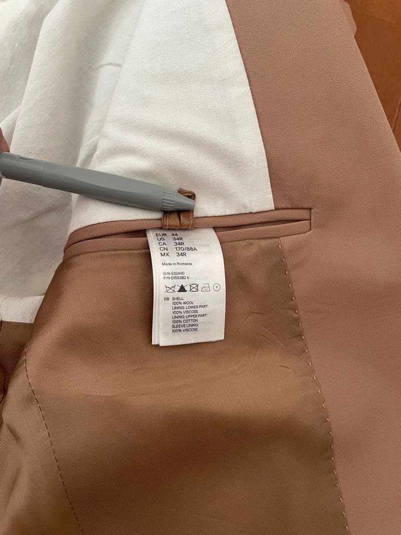 マルジェラ　Margiela  ベージュ スリーピーススーツ