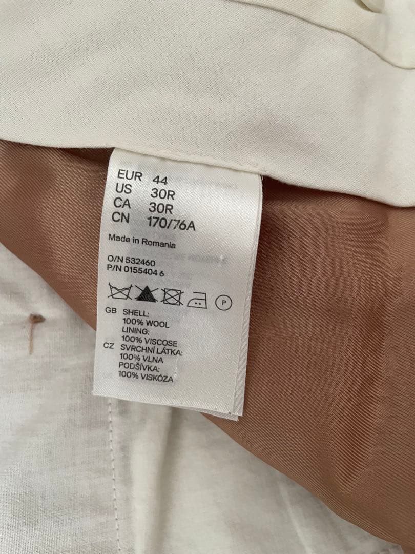 マルジェラ　Margiela  ベージュ スリーピーススーツ