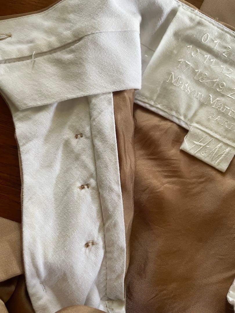 マルジェラ　Margiela  ベージュ スリーピーススーツ