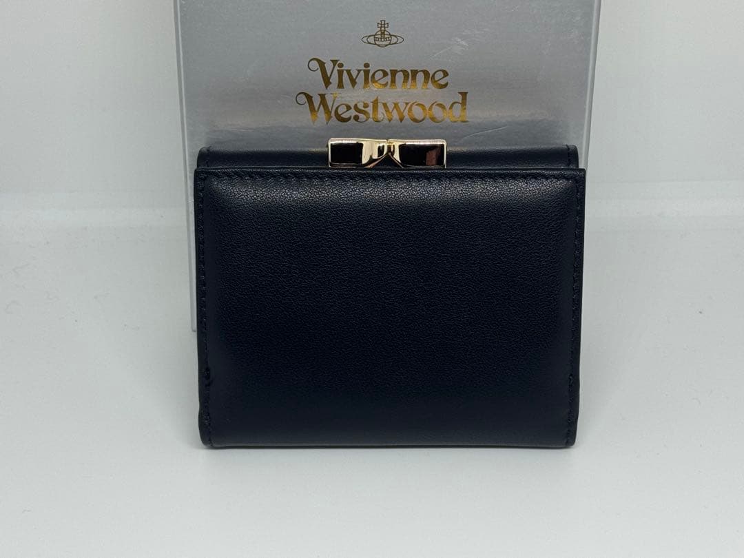 【新品未使用】Vivienne Westwood ブラック 三つ折り財布