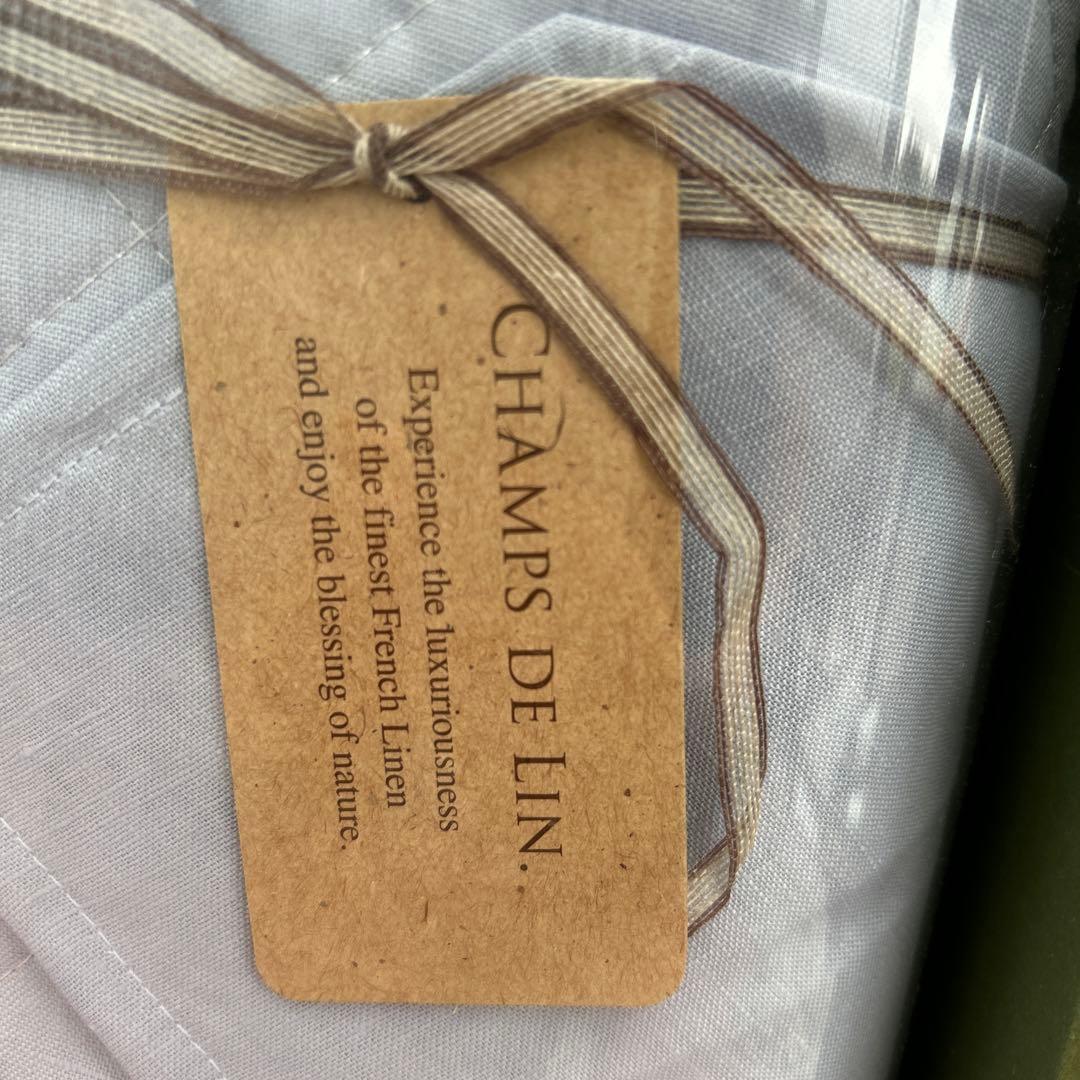 訳あり！西川　プレミアムリネン敷きパッド　ハンカチ付　麻100% シングル　新品