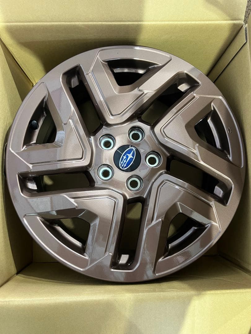 ②スバル 18インチ ブラウンホイール（①と②をセットでご注文ください）