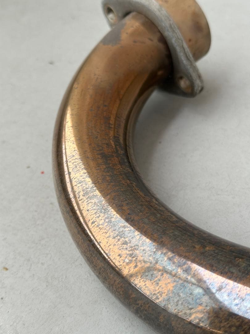 送料込 ペイトンプレイス SR400 エキパイ ステンレス マフラー 機械曲げ