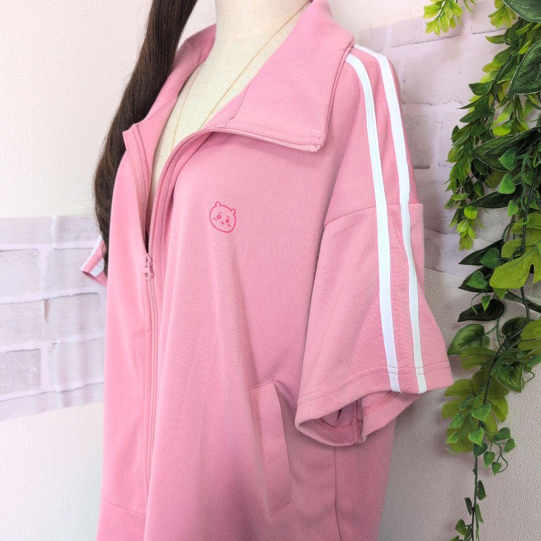 ＊新品タグ付き＊ちいかわ*ダブルライン入りジャージ　大きいサイズ　レディース