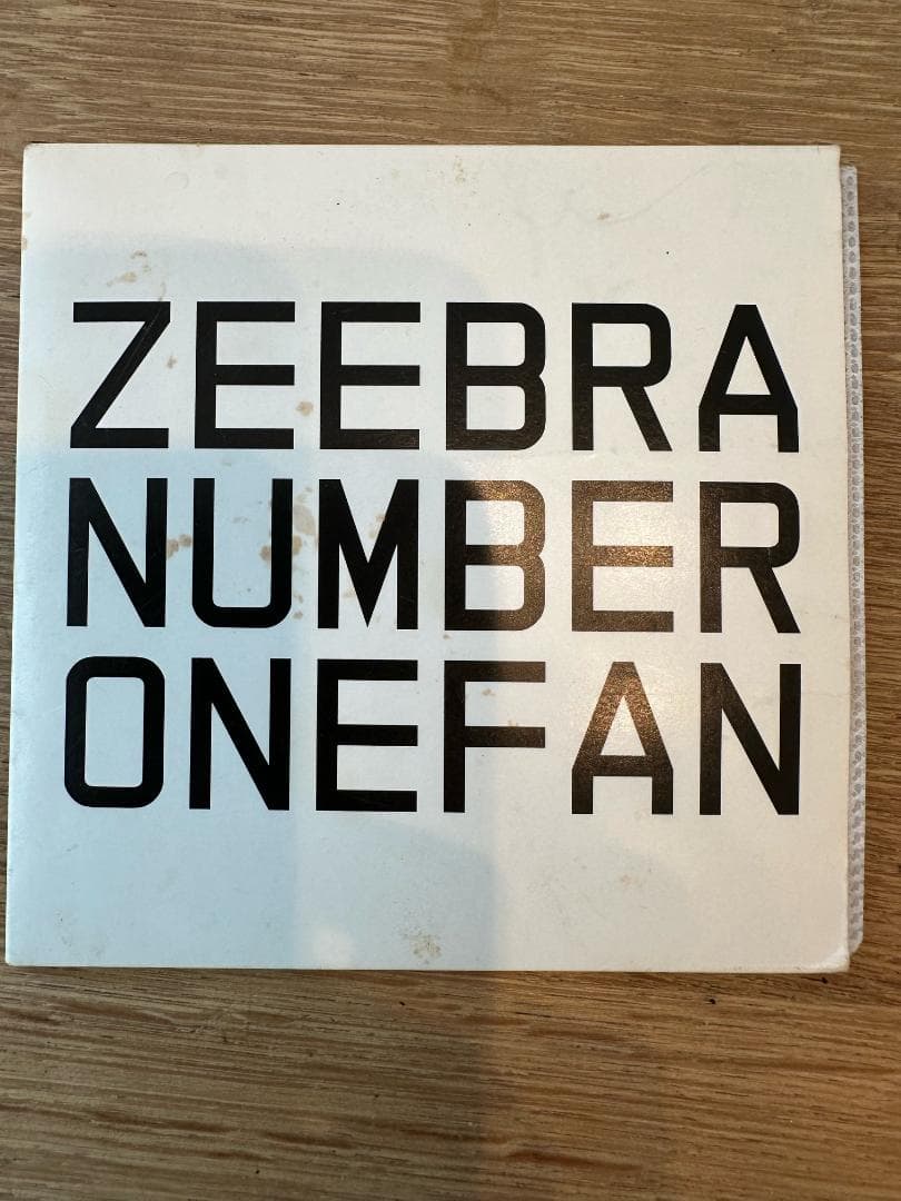 ZEEBRA NUMBER ONE FAN レア盤