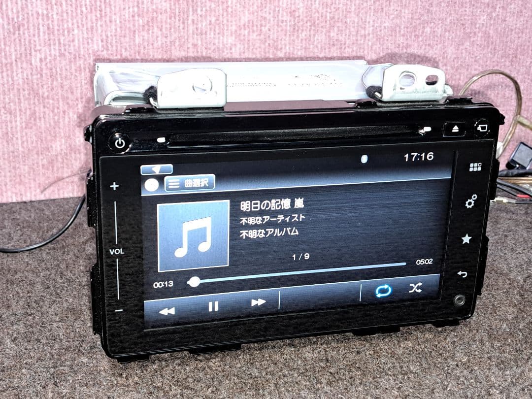 ★スズキ純正 HARMANメモリーナビ ラパン(HE33S)用パネル付★動作良好