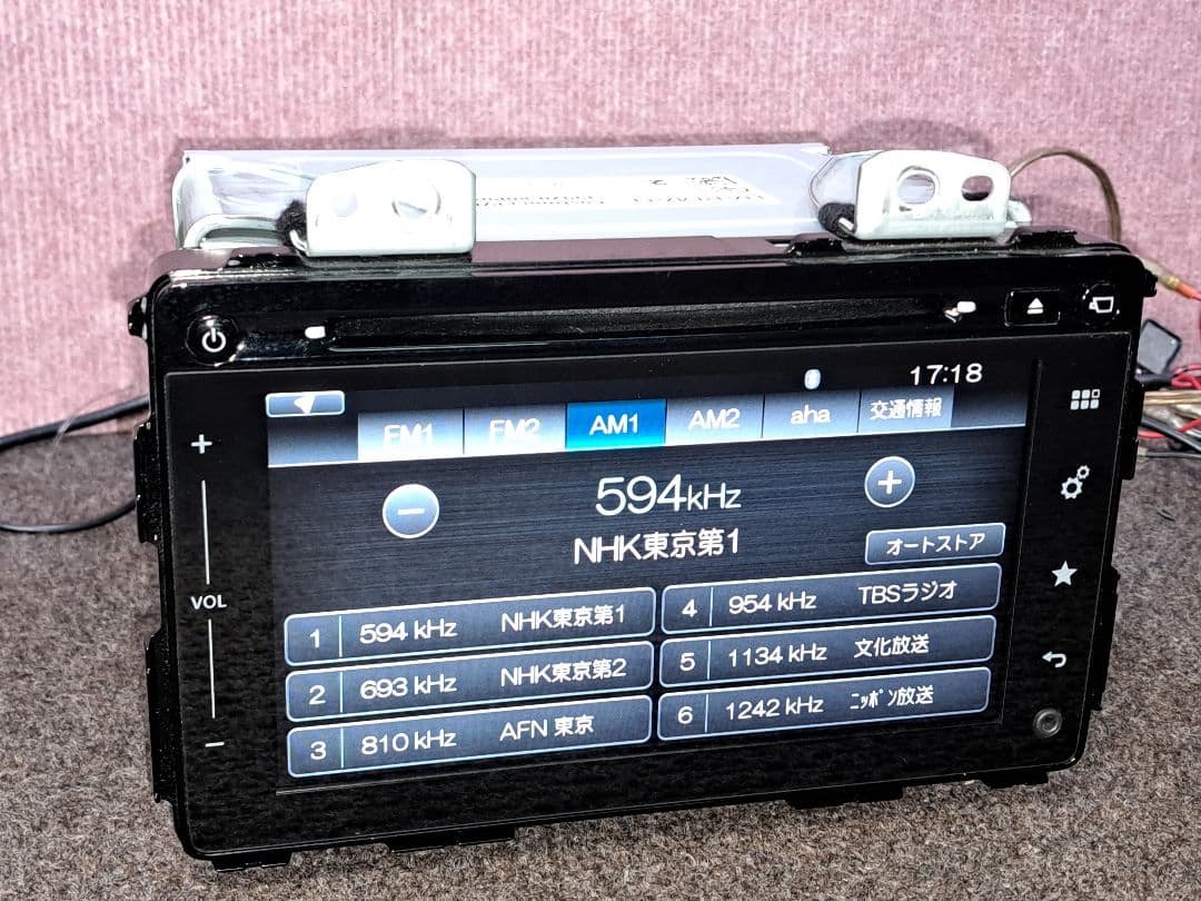 ★スズキ純正 HARMANメモリーナビ ラパン(HE33S)用パネル付★動作良好