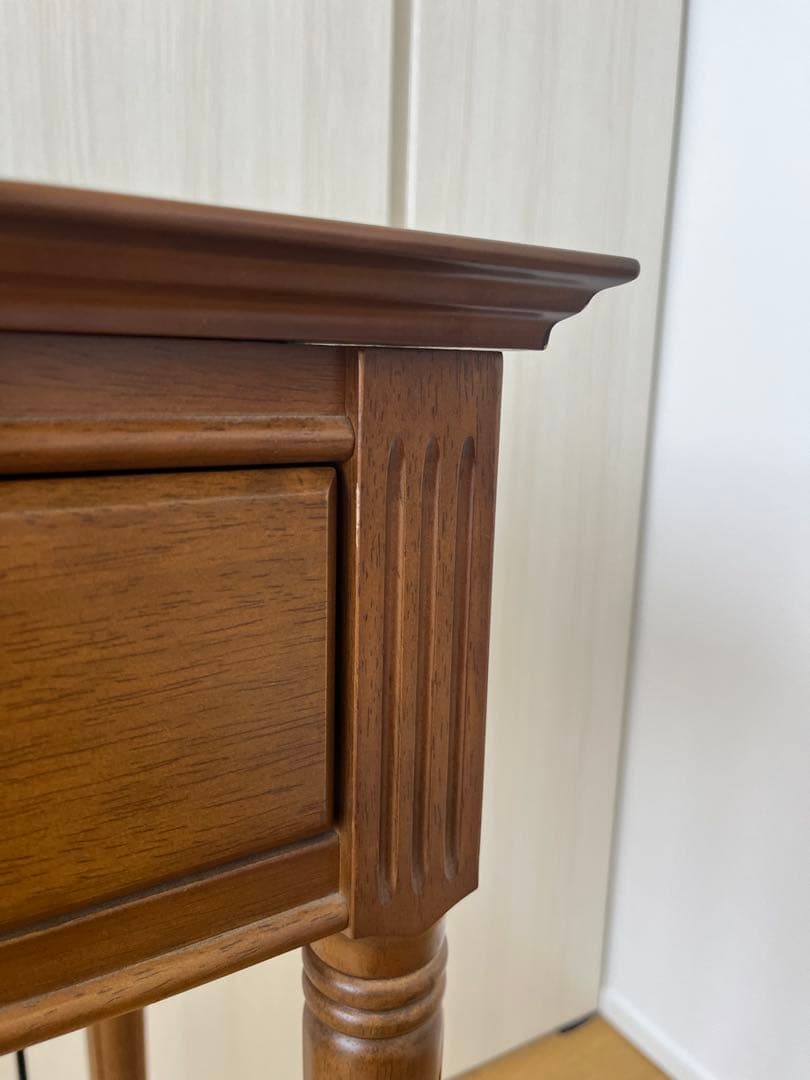 【良品】アンティーク風 コンソールテーブル サイドテーブル