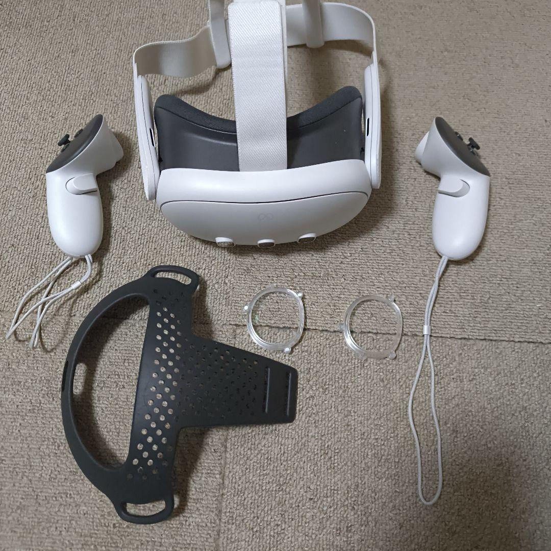  Quest 3 512GB 近視レンズ、ヘッドストラップセット
