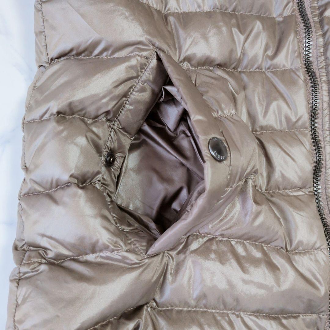 美品✨️TATRAS タトラス ダウンベスト フード付き 2way ブラウン L