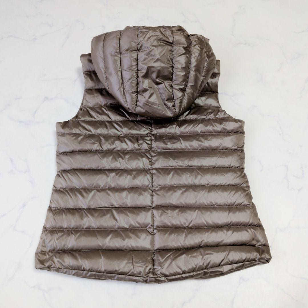 美品✨️TATRAS タトラス ダウンベスト フード付き 2way ブラウン L