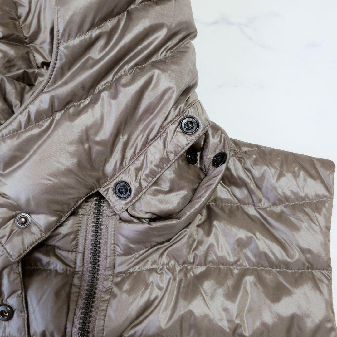 美品✨️TATRAS タトラス ダウンベスト フード付き 2way ブラウン L