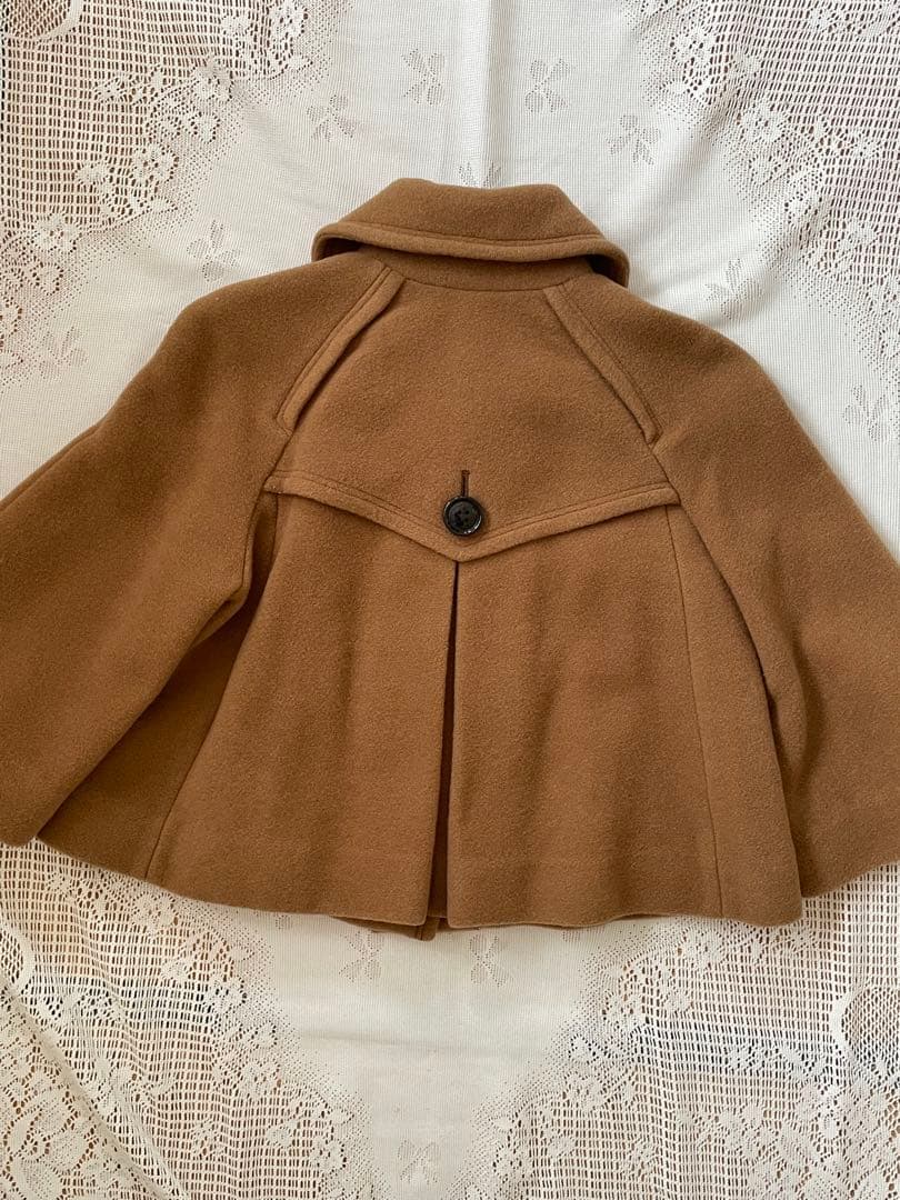 BURBERRY BLU LABEL ポンチョ風ショート丈コート