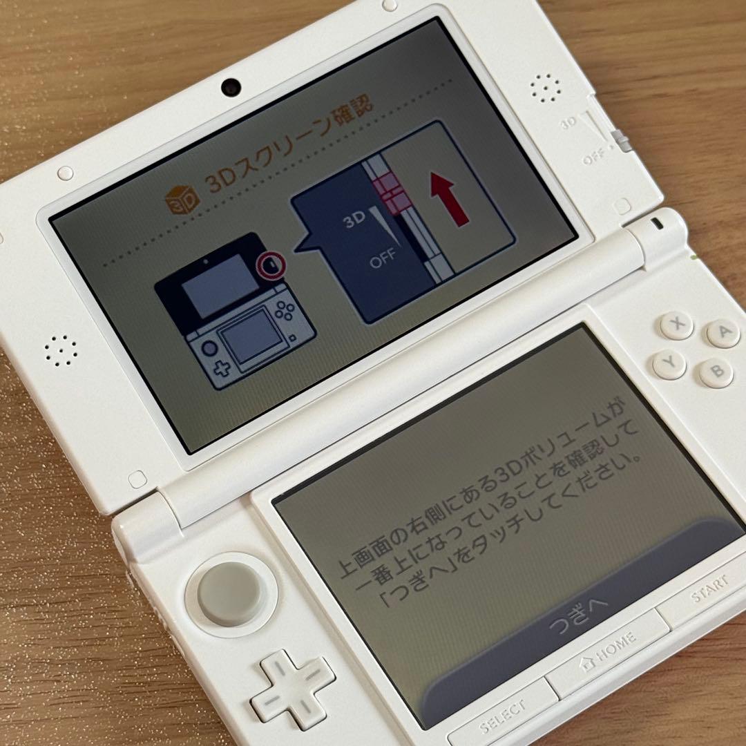 7-176 ニンテンドー3DS LL ピンク×ホワイト 箱付き