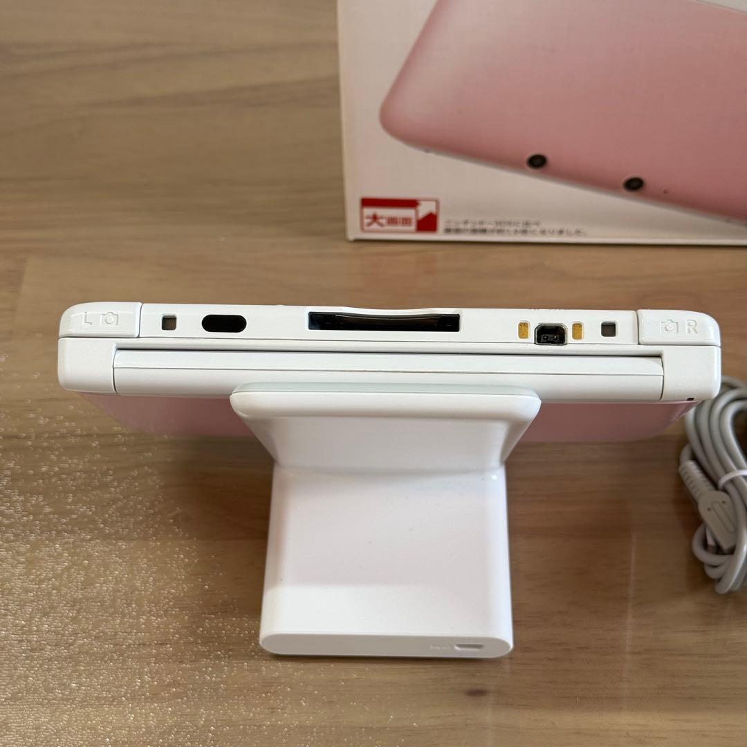 7-176 ニンテンドー3DS LL ピンク×ホワイト 箱付き