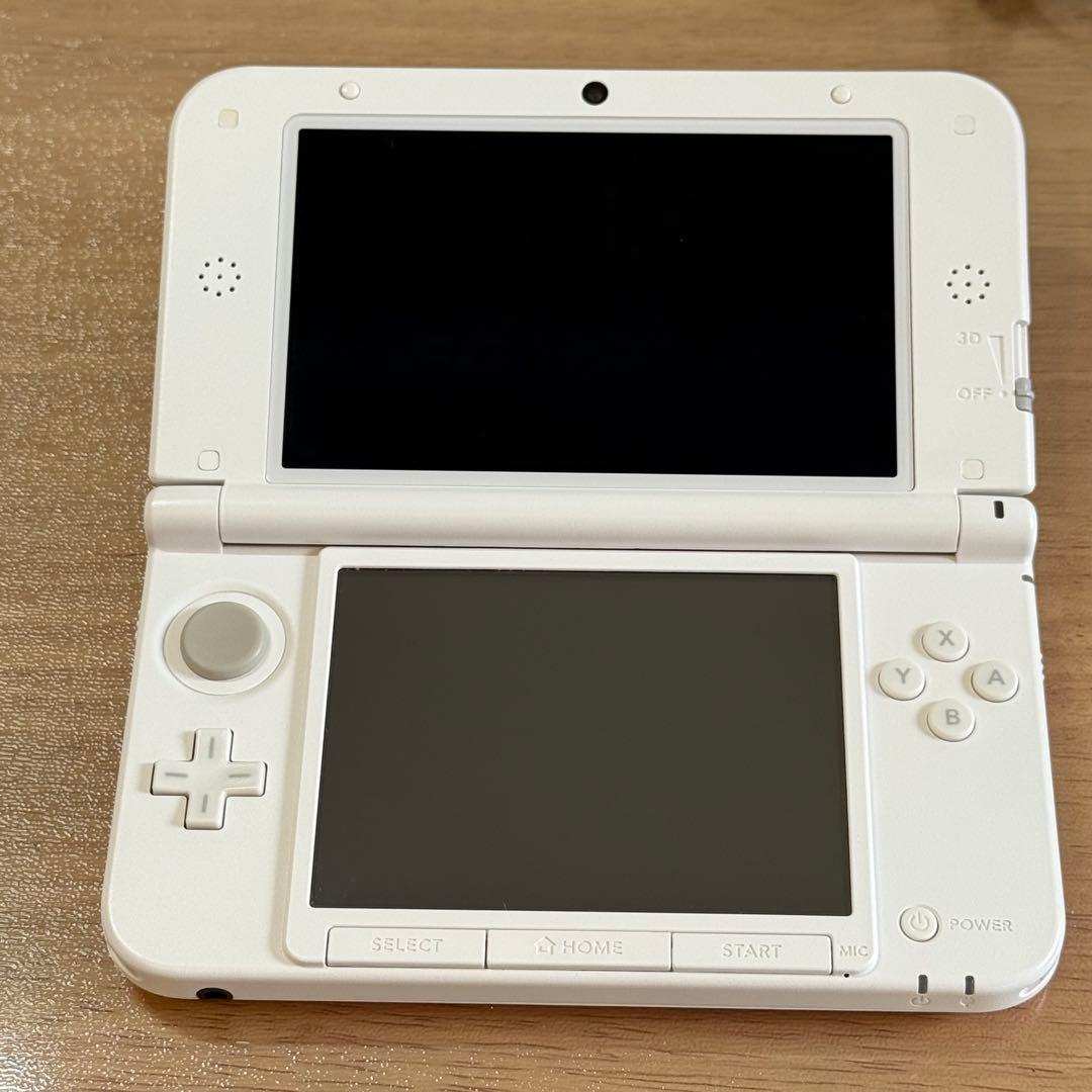 7-176 ニンテンドー3DS LL ピンク×ホワイト 箱付き