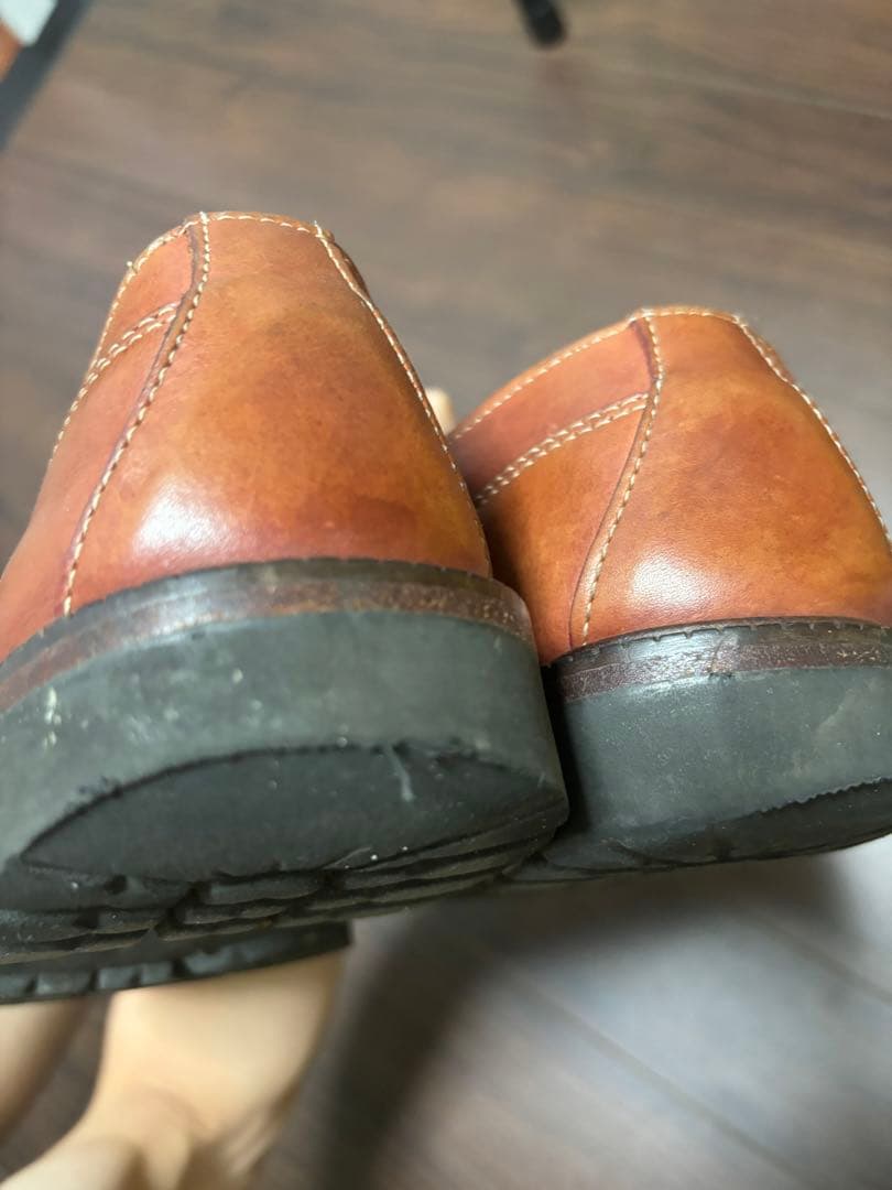 llbean vintage 革靴 デッキシューズ