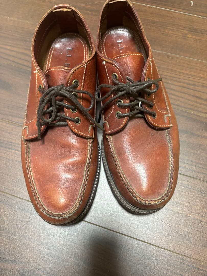 llbean vintage 革靴 デッキシューズ