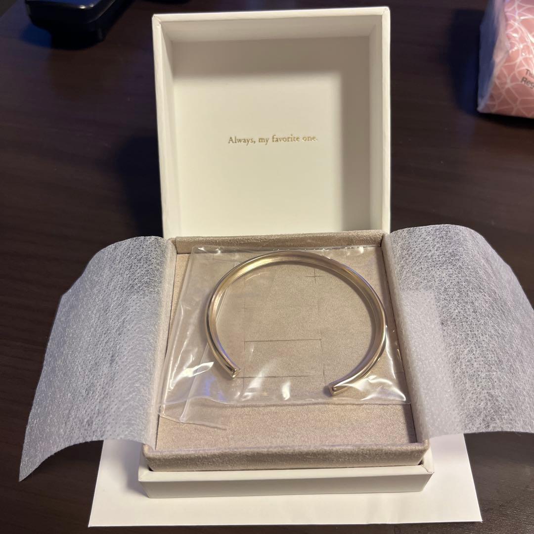 ete シルバーオープンバングル