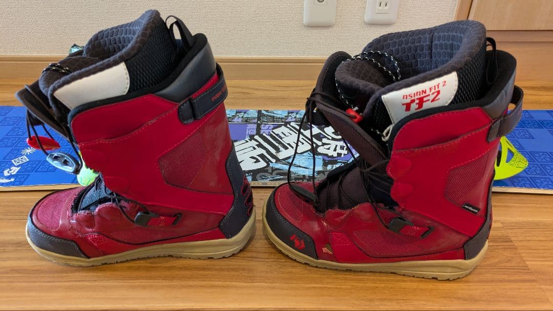 眞空雪板等　侍　スノーボードセット　ビンディング　カバー　ブーツ　4点セット