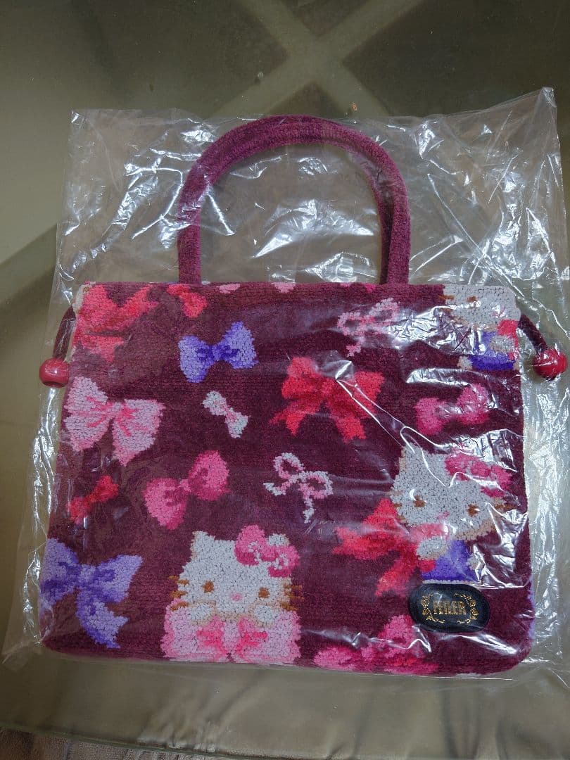 フェイラーハローキティ リボン柄 トートバッグ