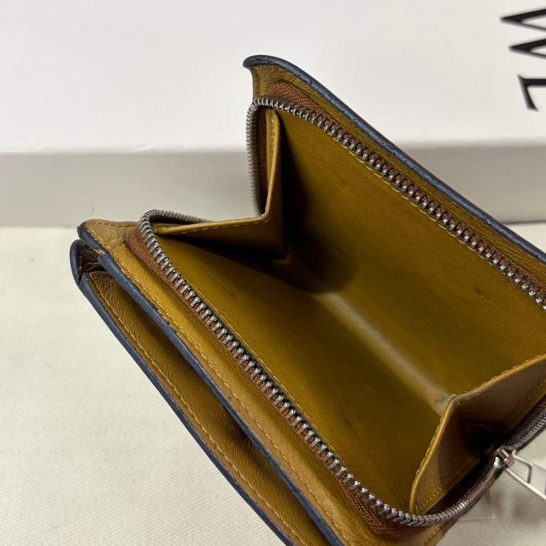 新品同様‼️ 現行　ロエベ　LOEWE 財布　二つ折り　折り財布　アナグラム