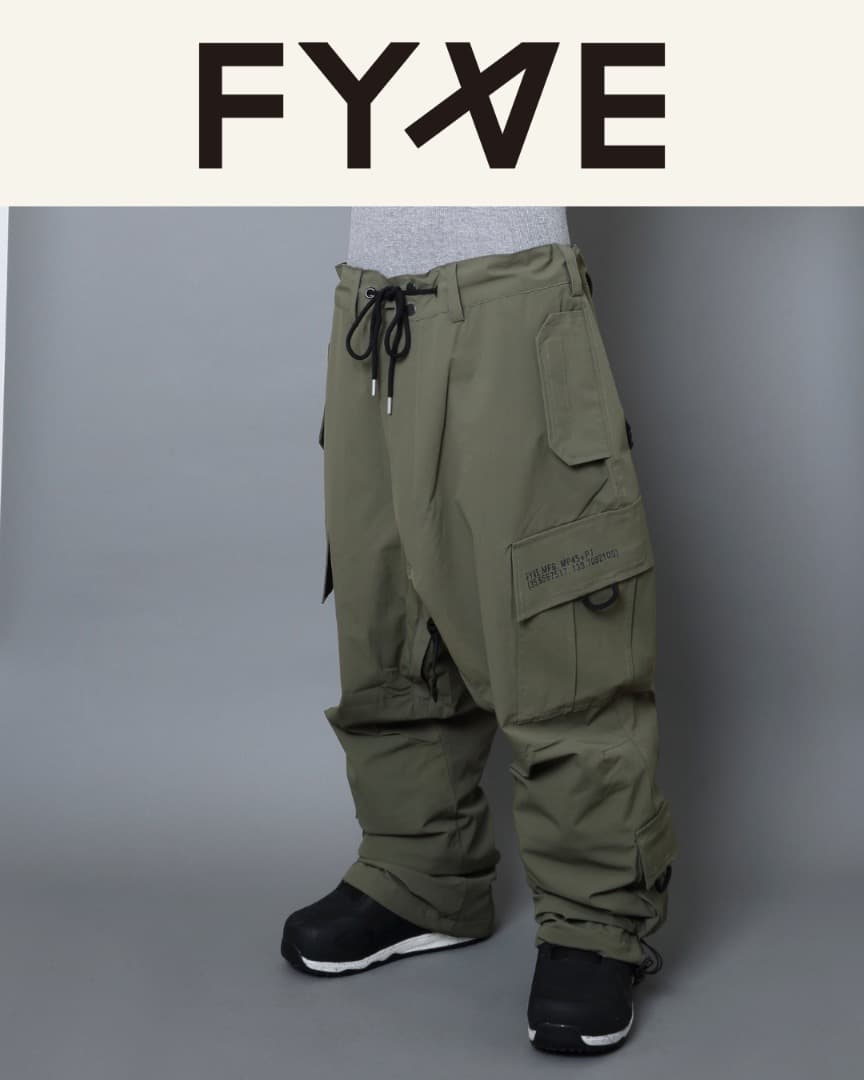 FYVE スノーボードウェア 日本限定 未使用 上下セット L オリーブ