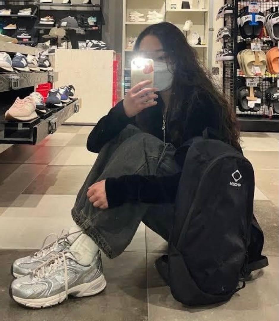 【美品】ニューバランス MR530 レディース 25cm グレー ホワイト