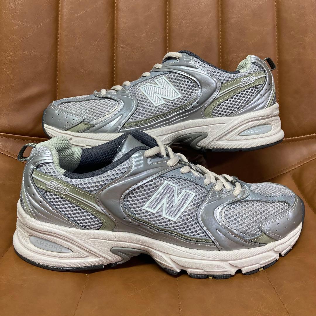 【美品】ニューバランス MR530 レディース 25cm グレー ホワイト