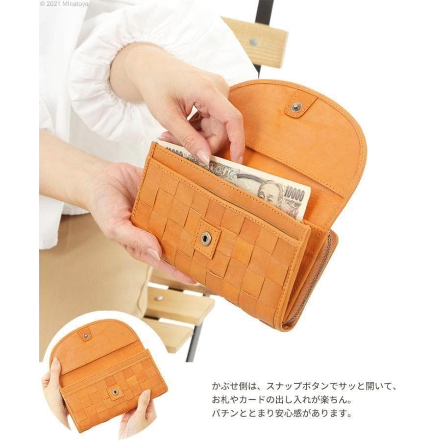 未使用　ズッケロフィラート　レディース　革　お財布　ブランド　牛革　なが財布　R