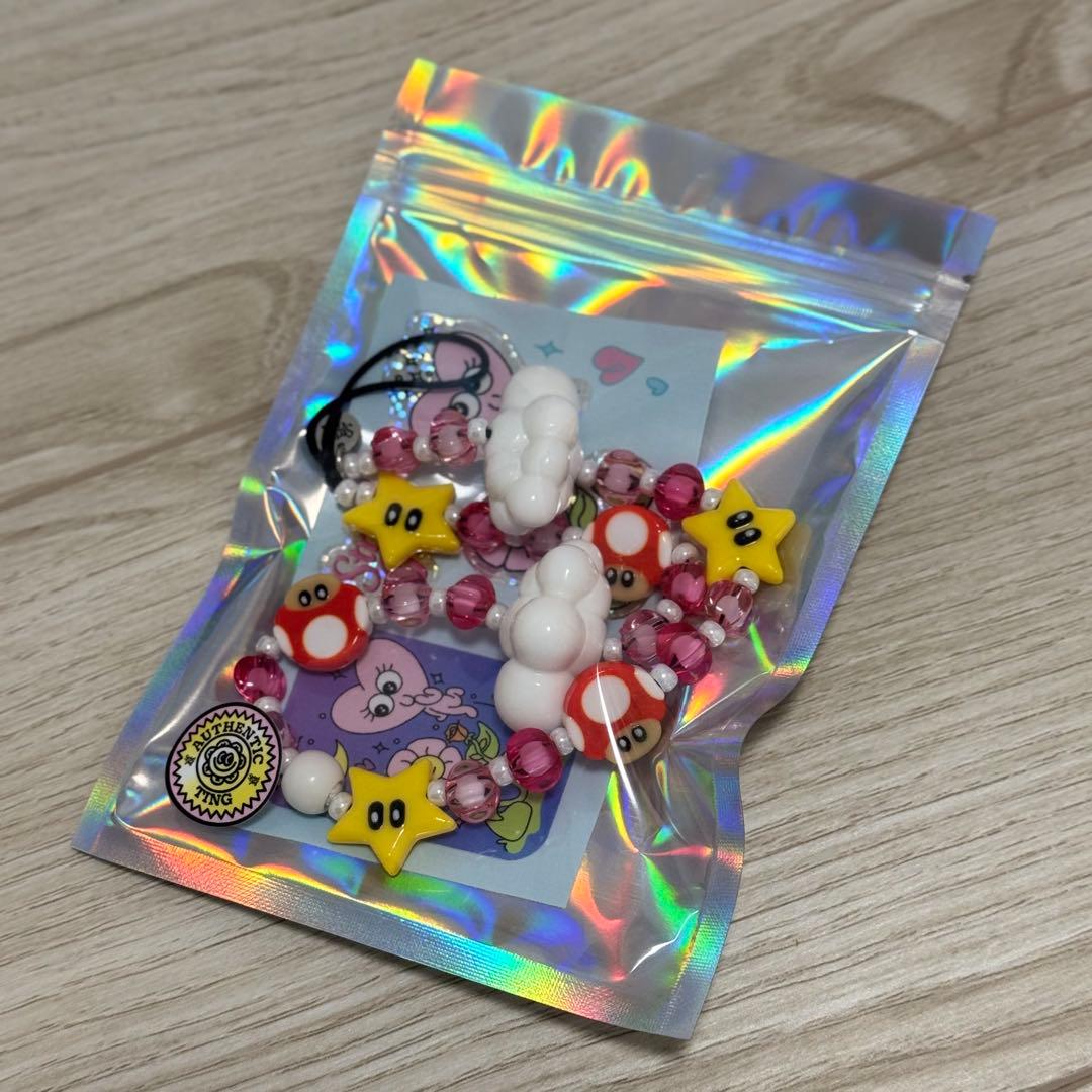 ストリングティング Itsssameeee マリオ スマホストラップ 希少